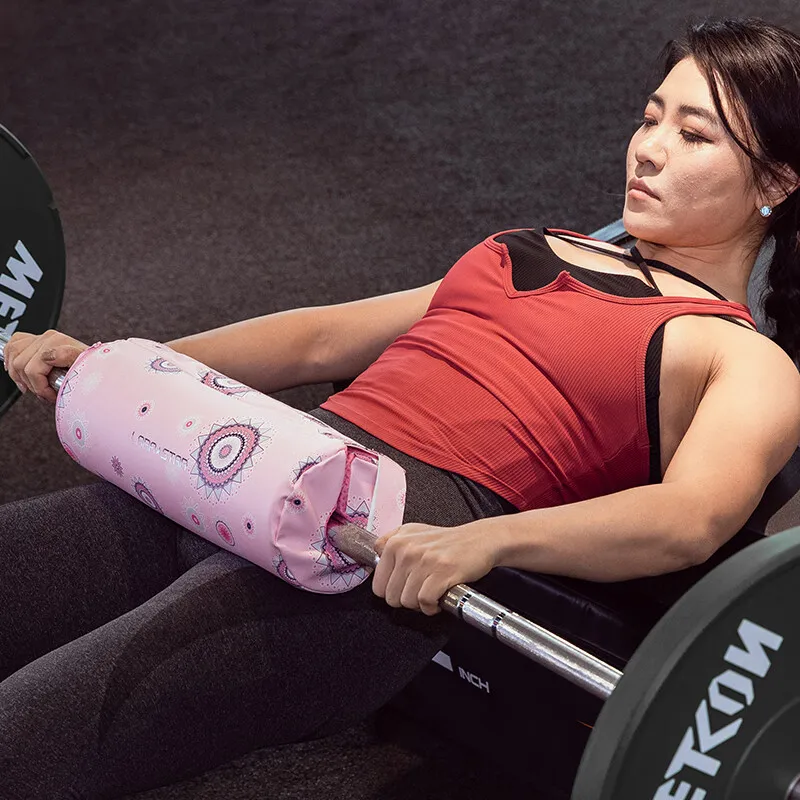 Verdicken Bankdrücken Pad Fitness Kraft Training Verdicken Kissen Barbell Squat Pad Hüfte Schub Übungen PU Schaum Hüfte Brücke Pad