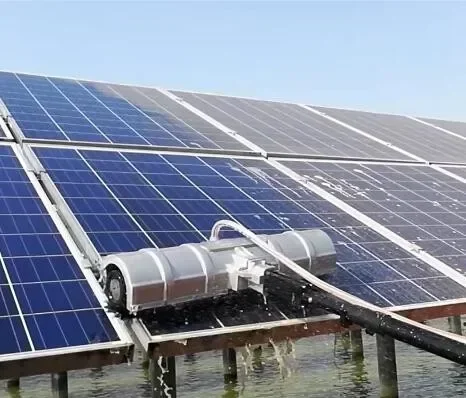 

Automatic solar panel cleaning machine robot with module brush 3.6m/5.4m/7.2m