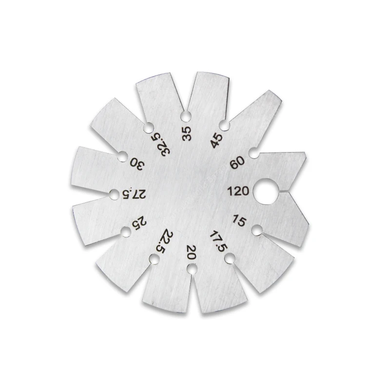 

Angle sample gauge Woodworking cutting tool gauge Angle ruler sample gauge Chisel planer edge measurement Inspection tool