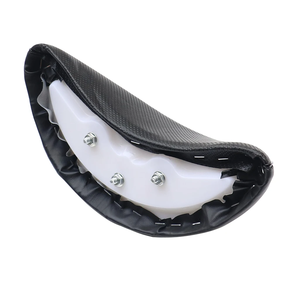 Assento Do Passageiro Da Motocicleta, Assentos De Couro Preto, Encosto Almofada Almofada para Harley, Honda, Suzuki, Kawasaki, Scooter Elétrico,