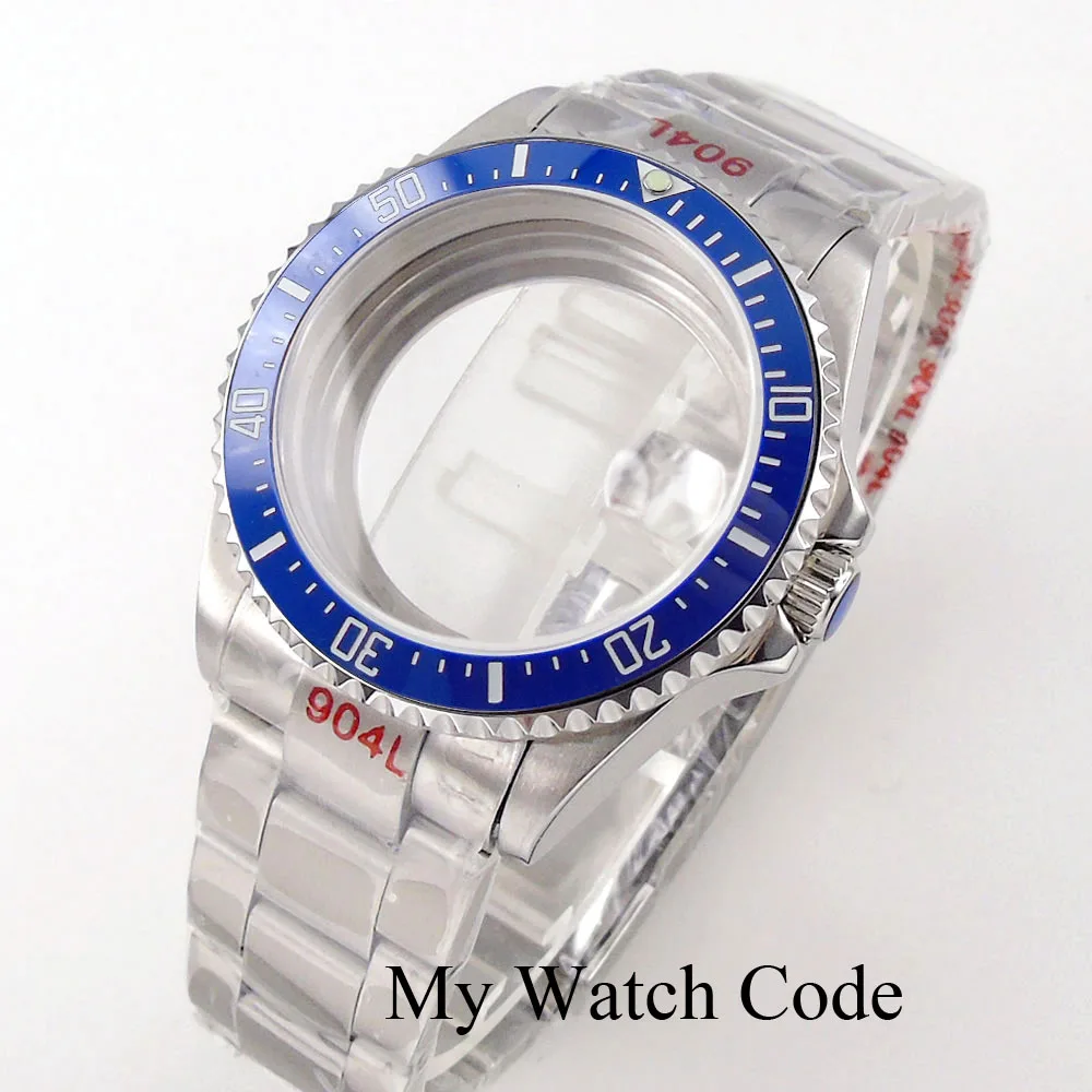 20Bar 38mm 40mm SUB Diver Watch Case for NH34 NH35 NH36 NH38 NH39 NH72 NH70 ETA2824 MIYOTA DG ST2130 PT5000 904L Bracelet