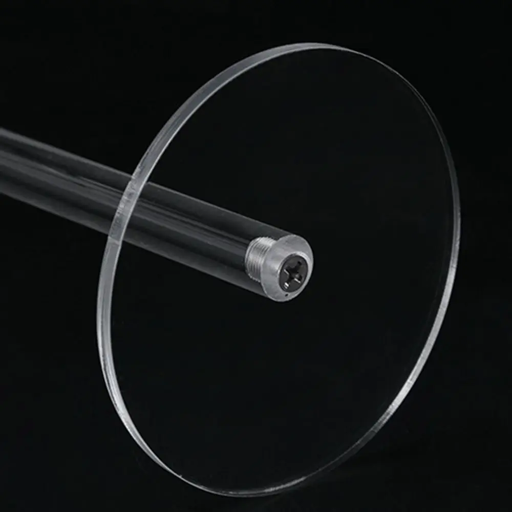Transparent Frame Round Jewelry Display Stand Acrylic Clear Jewellery Cosmetic Holder Bracelet Organizer
