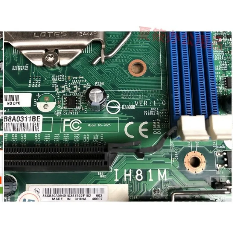 

For Lenovo IH81M H81M Qitian M4500 B4550 Motherboard 00KT289 00KT266 Lenovo IH81M Motherboard with PCI One-Year Warranty