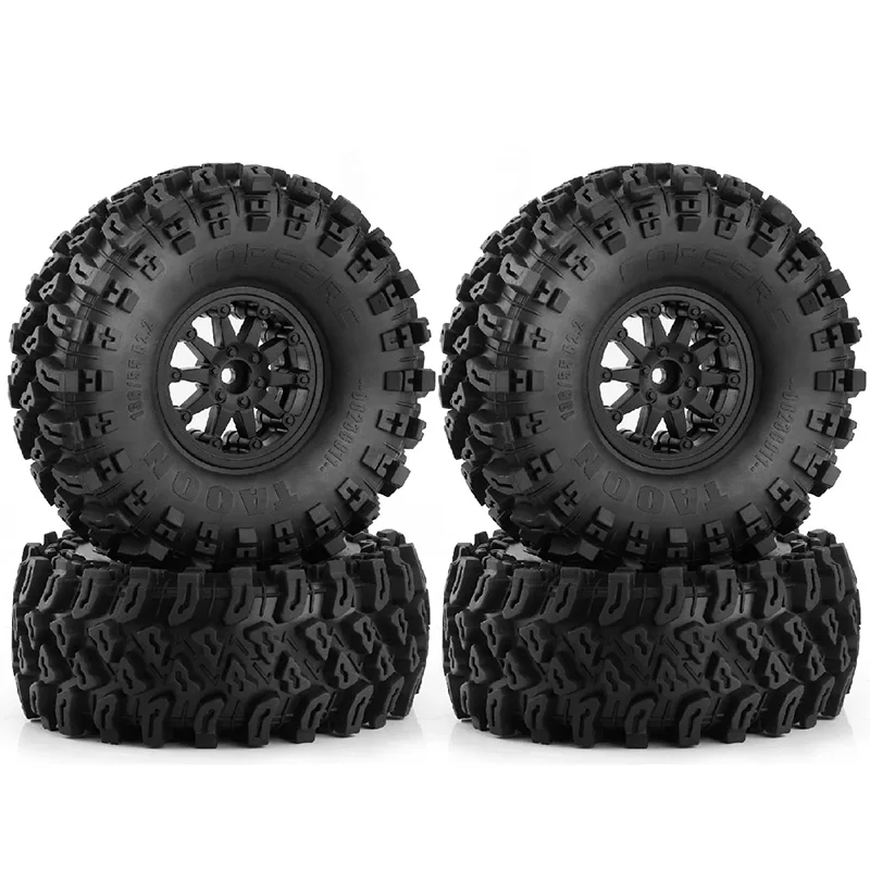 

RC Car 136mm Metal 2.2 Beadlock Wheel Rim Tire Set for 1/8 1/10 RC Crawler Car Axial SCX10 Wraith Capra TRAXXAS TRX4 YK4082