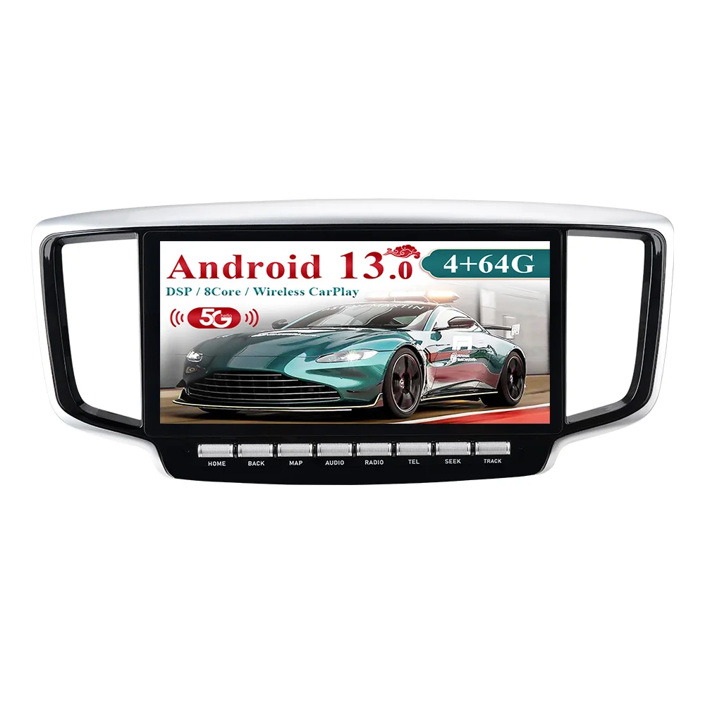 

10,3-дюймовый для Honda Odyssey 2015-2021 Автомобильный авто carplay Android 14.0 Радио Мультимедийный плеер GPS Стерео сенсорный экран Головное устройство