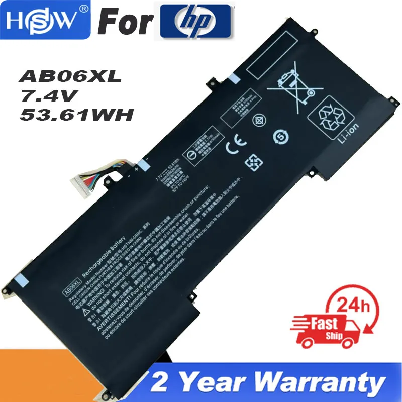 

AB06XL Battery For HP ENVY 13-AD019TU 13-AD020TU 13-AD106TU 13-AD108TU TPN-I128 HSTNN-DB8C 921408-2C1 921438-855