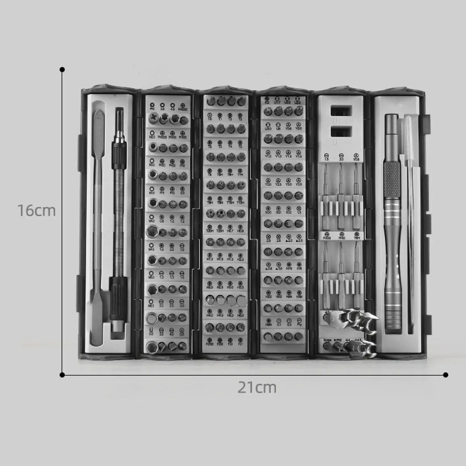 128 in 1 Screwdriver Set Compact Professional for Modding Game Console Watch