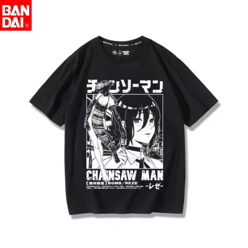 camisetas-de-algodao-com-estampa-grafica-chainsaw-man-makima-para-homens-e-mulheres-moda-de-verao-2025-camisetas-de-manga-curta-casual