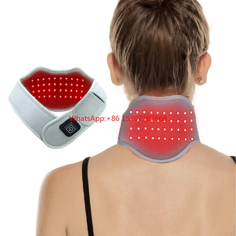 

Portable Red Light Therapy Belt Pad Neck Wrap Near Infrared 660 & 850nm for Neck Pain Relief