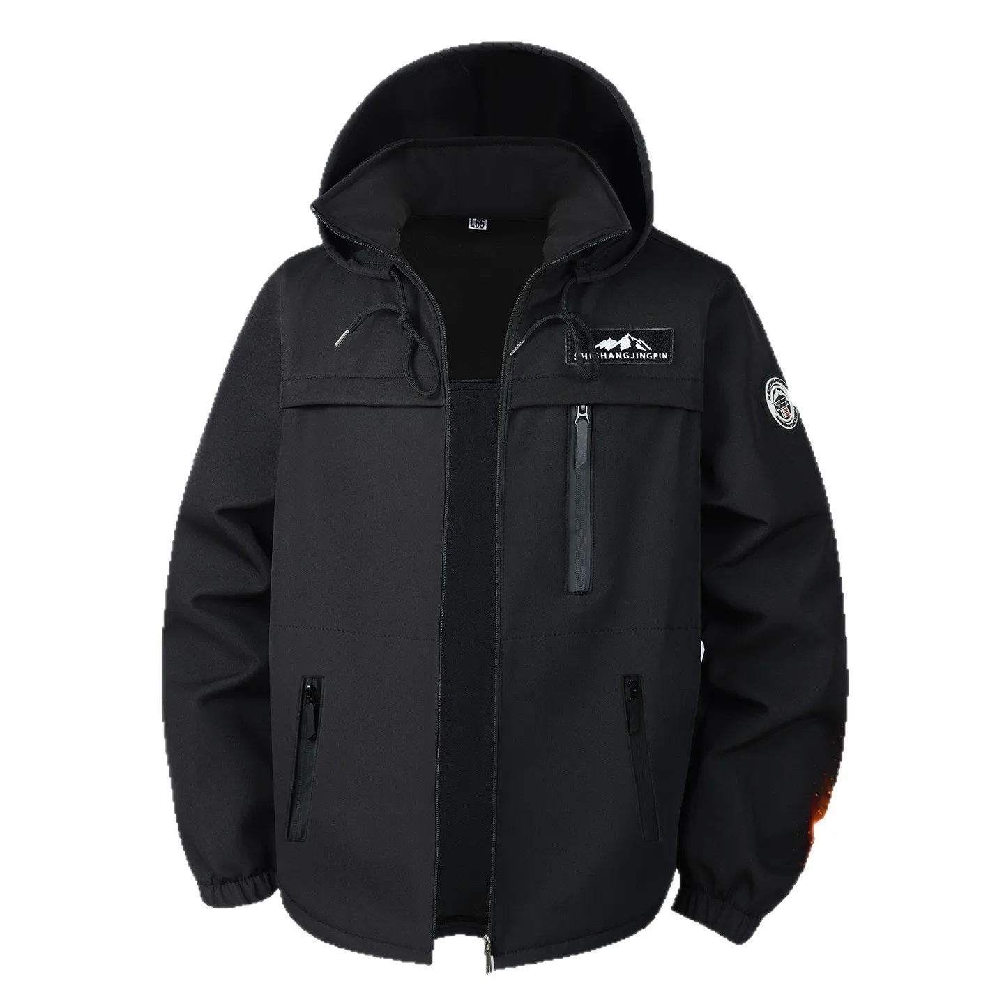 الخريف والشتاء في الهواء الطلق التكتيكية الصوف سترة مجموعة يندبروف مقاوم للماء ودافئة تسلق الجبال دعوى الباردة واقية ملابس العمل #5