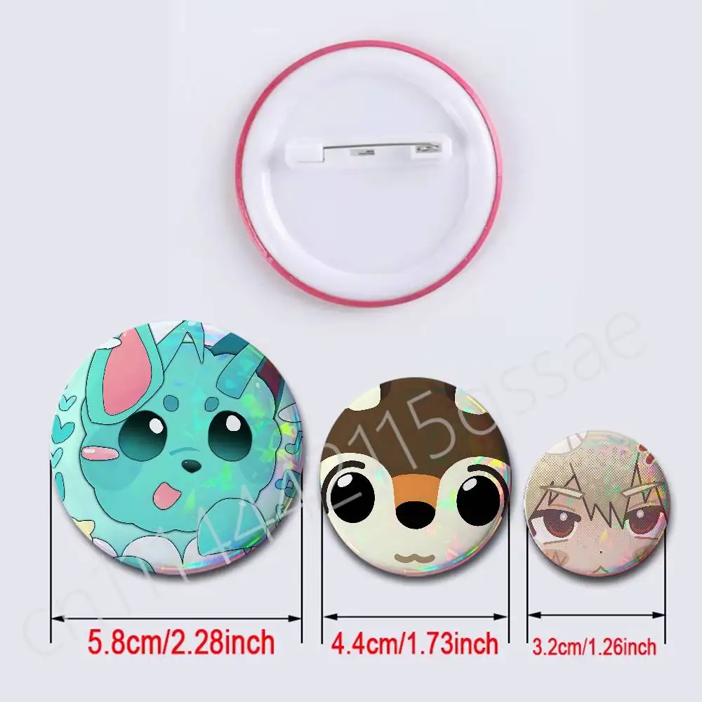 For Adopt Me Bat Dragon Badge Tinplate Soft Button Pin Brooch Metal Badge Custom Jewelry Accessories Hat Bag Lapel