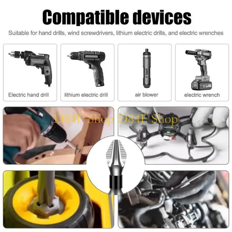 D84F 6Pcs Screwdriver Bits Set for Enhanced Durability and Efficiency, Professional