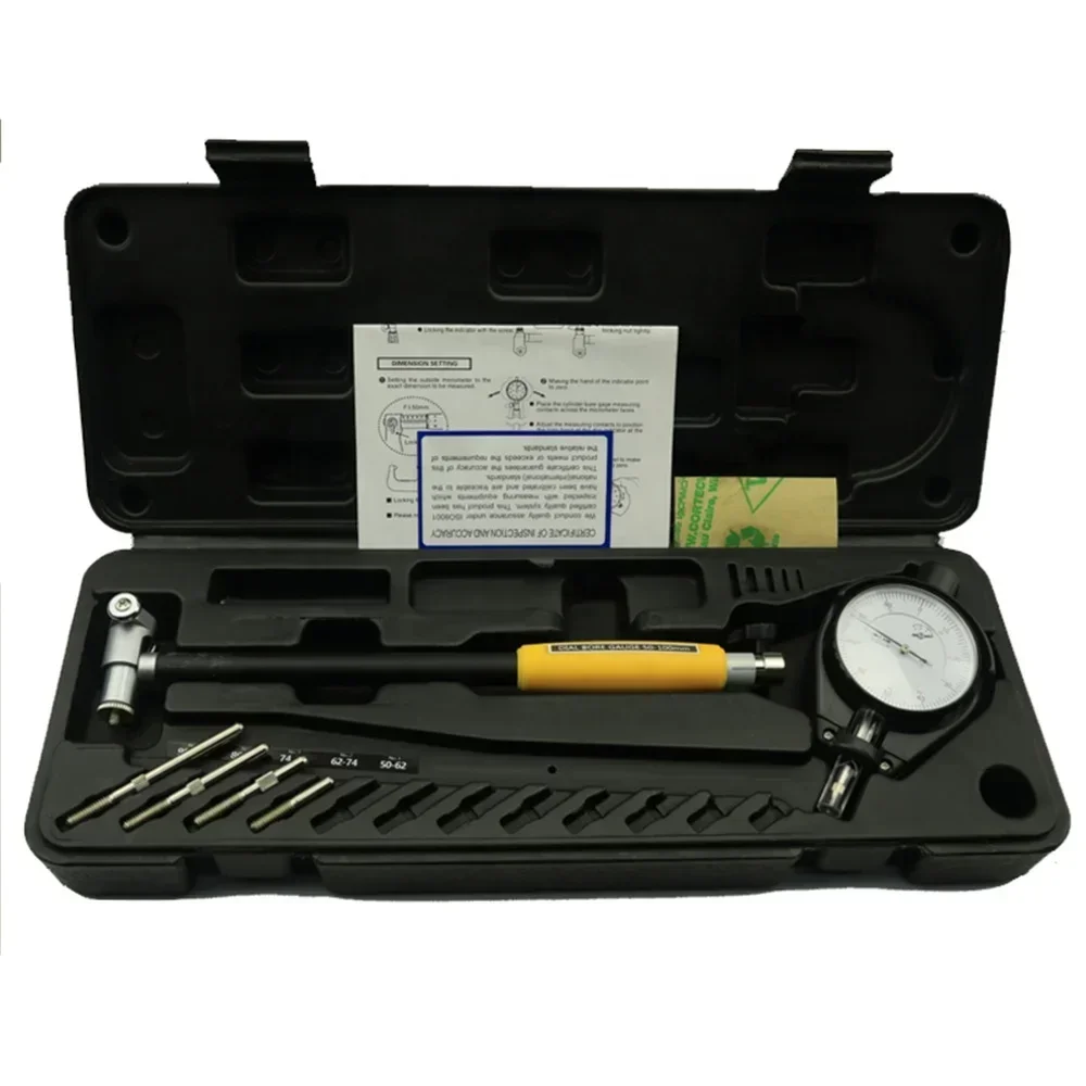 18-50mm 50-100mm Dial Bore Gauge Indicator Diameter Indicators Precision Engine Cylinder Measuring Test Kit Bore Gauge