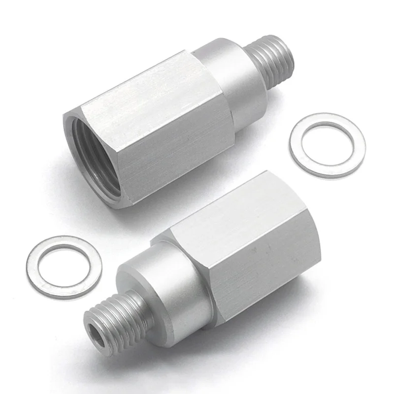M12X1.2-1/2NPT Aluminum Cooling Water Temp Sensor Adapter Fit SBC BBC LS Series Cylinder Head Car Engine Accessories