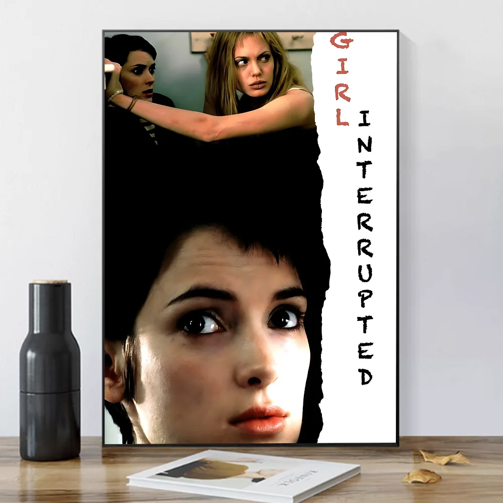 فتاة متقطعة الفيلم الكلاسيكي الفيلم الملصقات HD جودة ملصق جدار الفن اللوحة دراسة الشمال ديكور المنزل #6