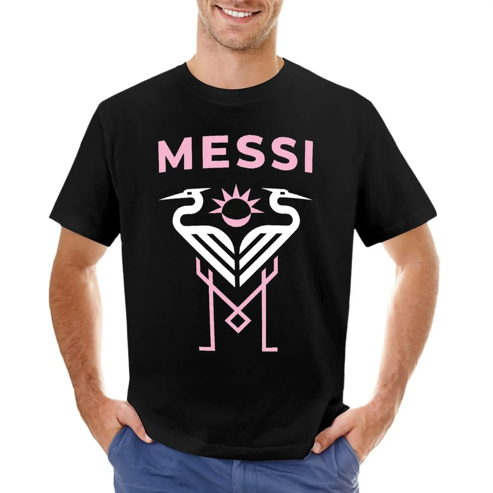 Vintage Sports Fitness T-Shirt, Top Tee, CELEBRAÇÃO, Lionel e Andrés, Messi e Argentina, N ° 10, CABRA, Caricatura 79, EUA Tamanho H