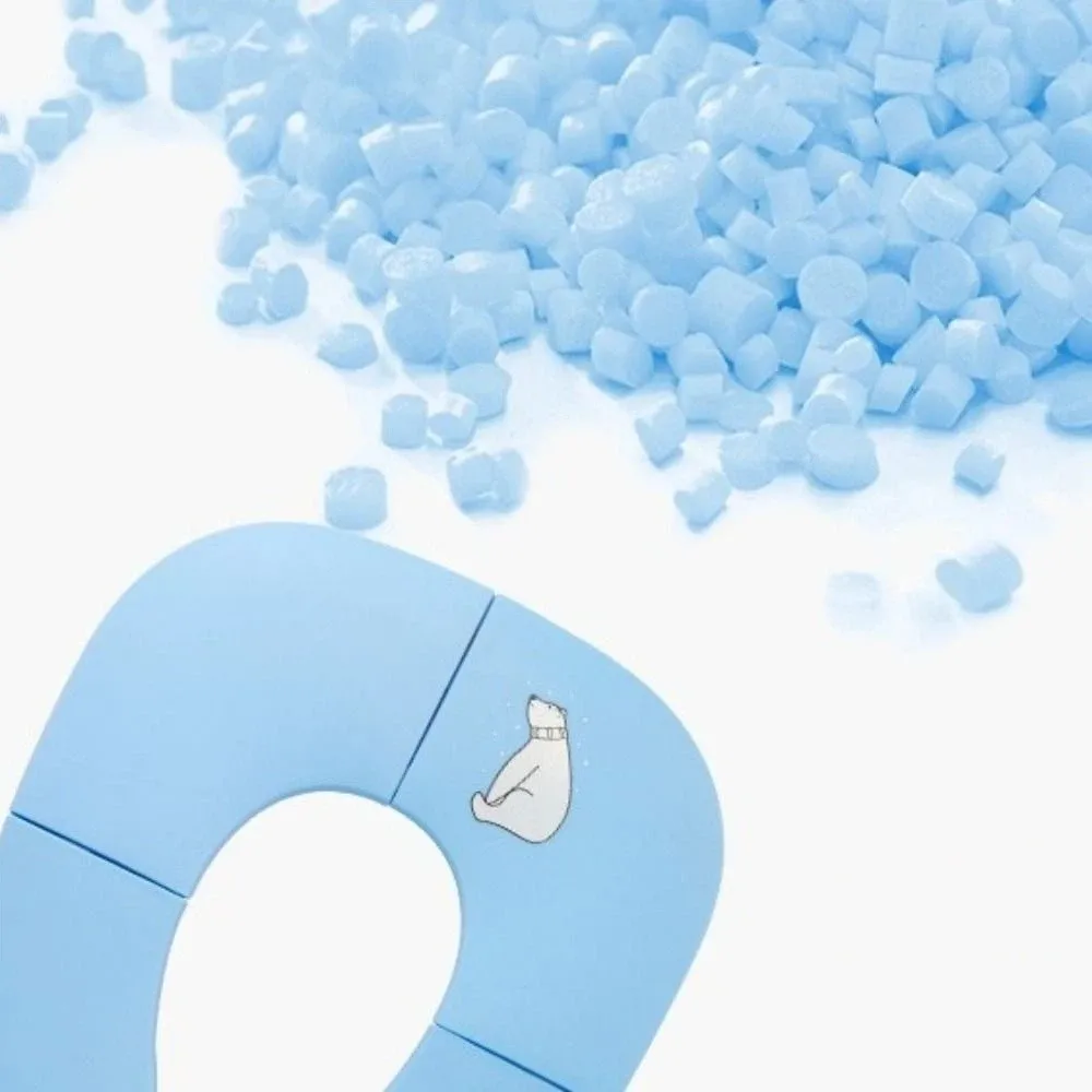 Składane, przenośne sedeski dla niemowląt, nadające się do prania, antypoślizgowe, z przyssawkami, z motywami z kreskówek, mata do nauki korzystania z toalety w miejscach publicznych.