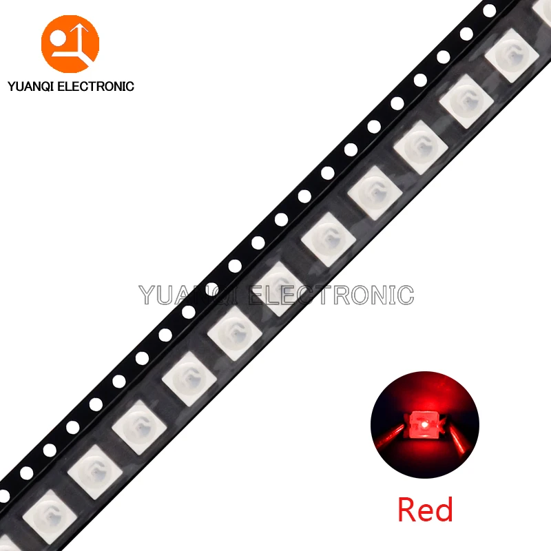 1000 قطعة/2000 قطعة 5050 3528 1210 SMD LED أبيض أحمر أزرق أصفر أخضر برتقالي دافئ أبيض وردي أرجواني صمام ثنائي باعث للضوء