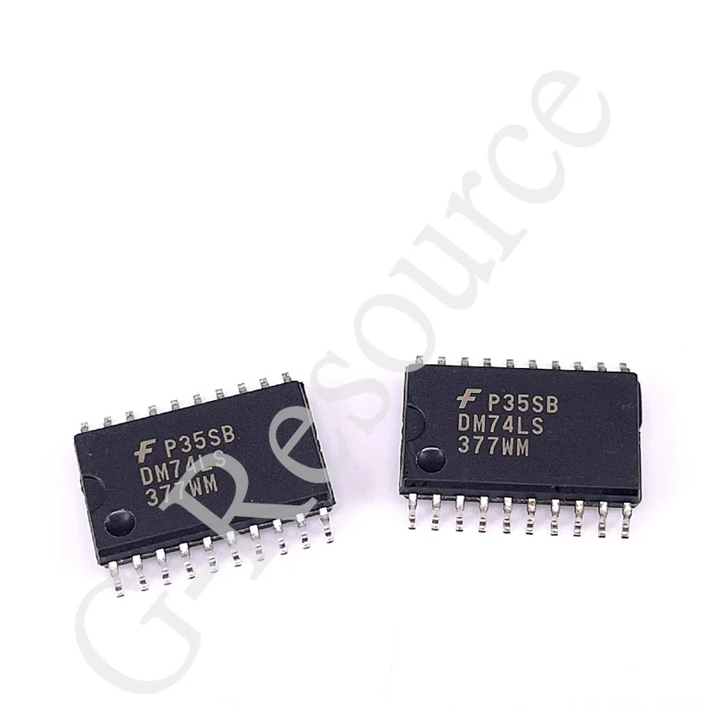 (2pcs) DM74LS377WMX DM74LS377WM SOP-20 Octal D-Type Flip-Flop with Common Enable and Clock