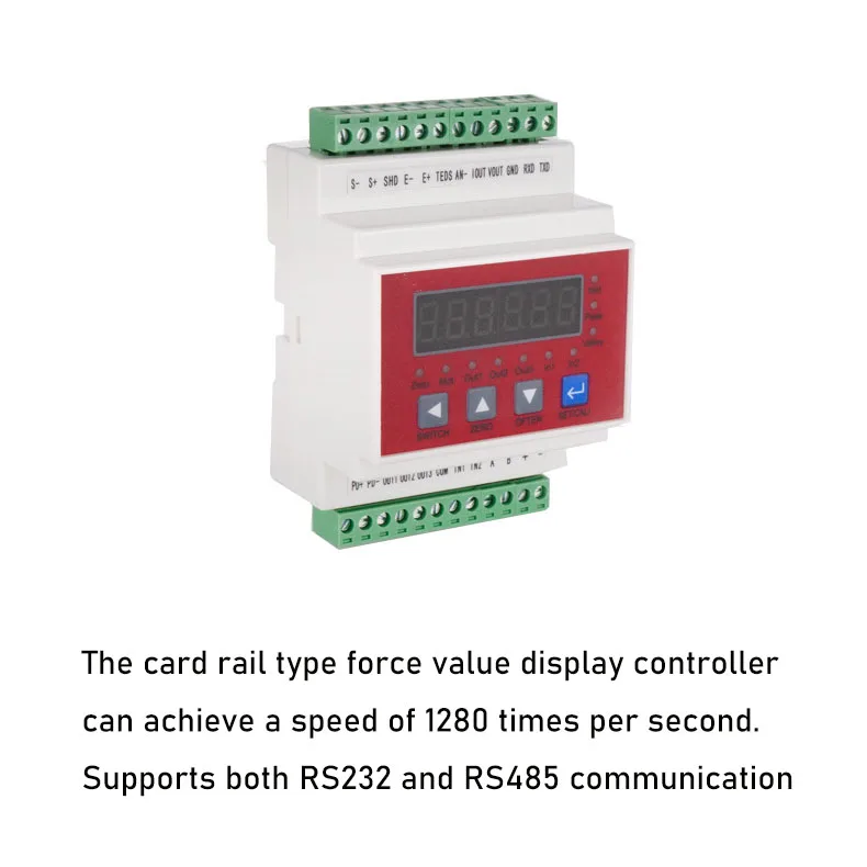 Weighing Sensor Instrument High-Precision Digital Display Force Measurement Sensor Rs232/485 Pressure Sensor Display Transmitter