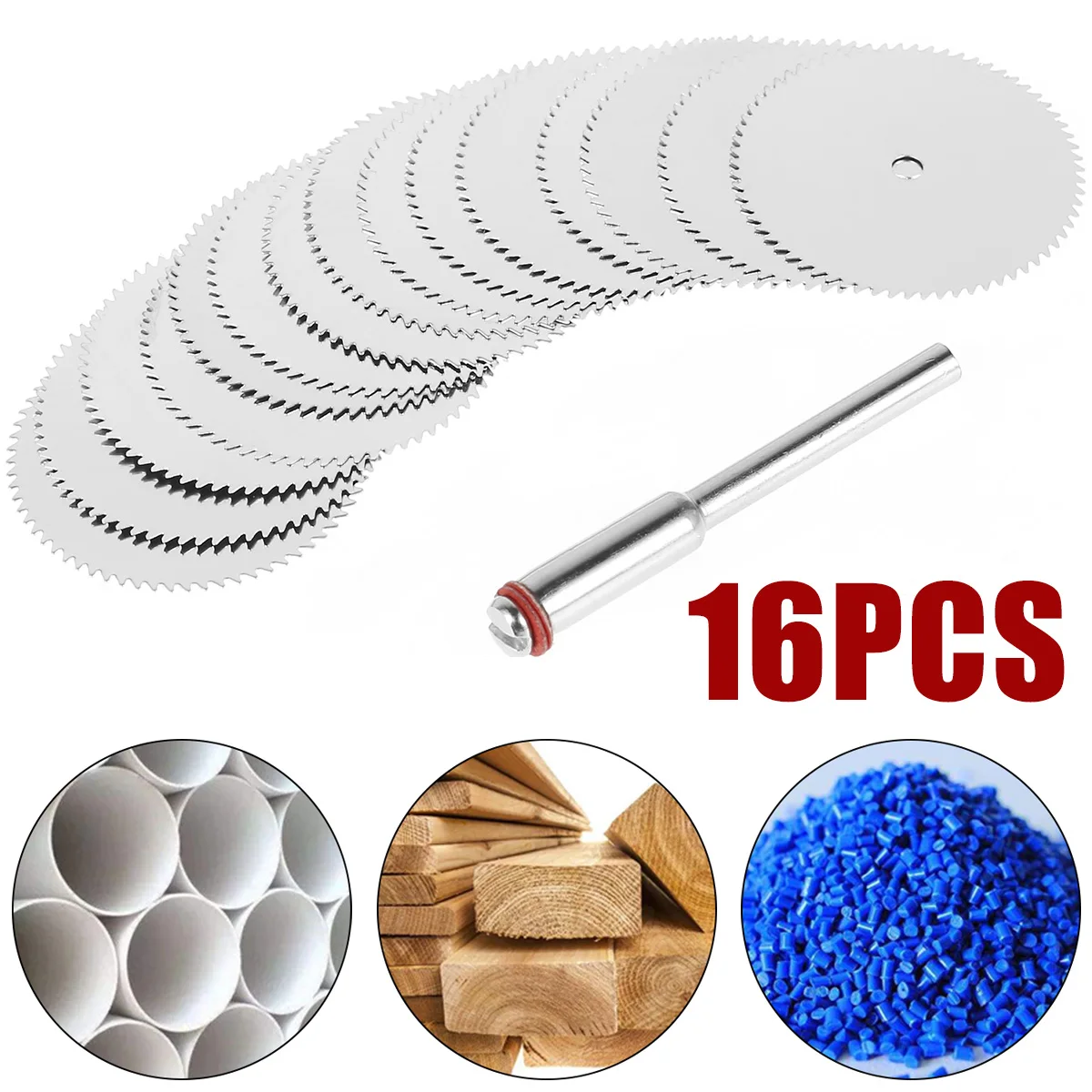 15Pcs Circular Saw Blade 22mm Cutting Wheel Disc Sharp Stainless Steel Cut Off Disc Fast Cutting Tool Rotary Tool Accessories