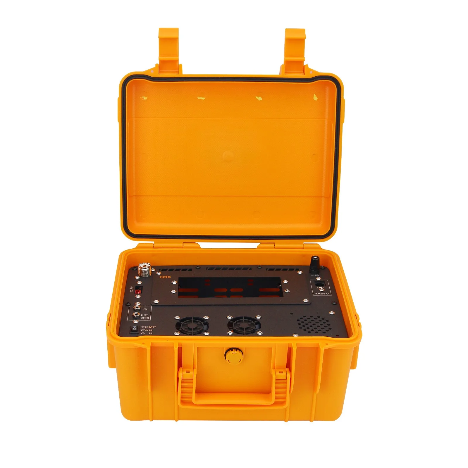 Caixa transceptor de rádio à prova d'água ao ar livre HamGeek para Xiegu G90/ICOM IC-2730/AESU FTM-200DR FTM-300DR FTM-6000R Transceptor
