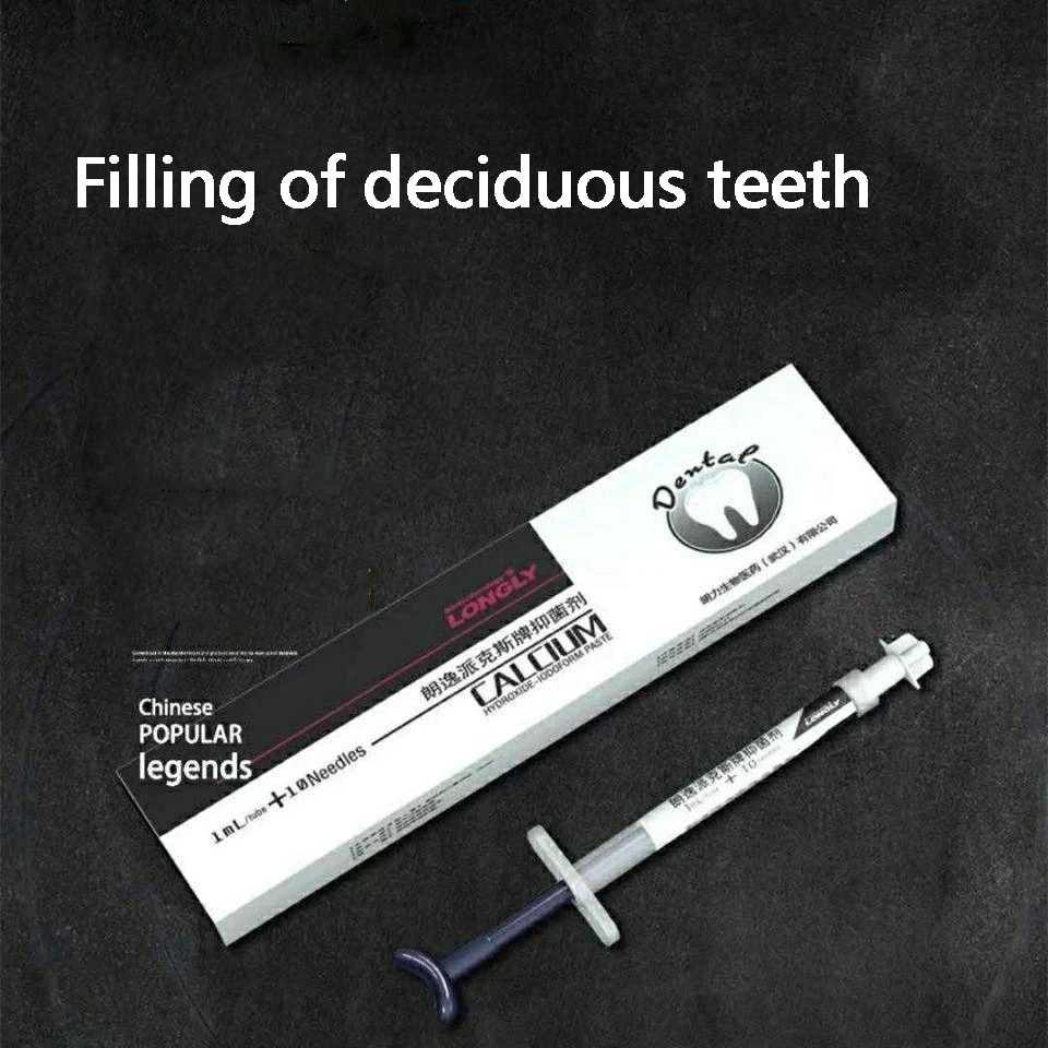 LONGLY LORPEX Iodoform Calcium Hydroxide Antibacterial Paste Primary Teeth Root Canal Filling Pediatric Endodontic Material
