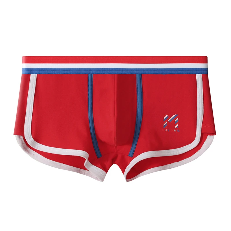 

Men's Boxers Underwear Color Matching Summer Breathable Knickers Bulge Pouch Boxer Calzoncillos Arrow Shorts Loose Underpants