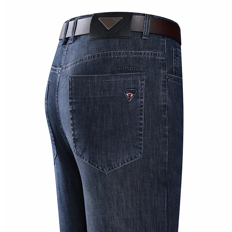 Fashion Loose Spliced Zipper Pockets Embroidery Casual Pants Men's 2024 Spring Summer New Oversized Solid Color All-match Jeans