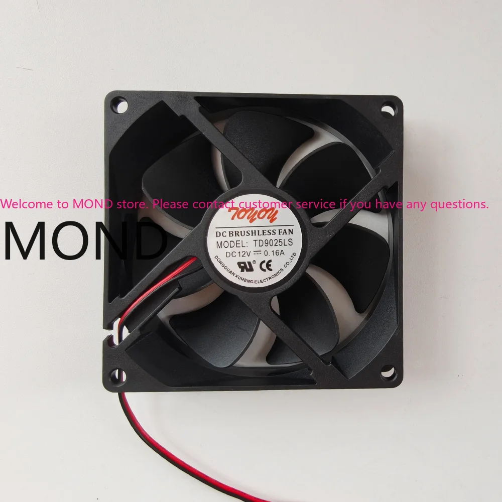 TONON TD9025LS High Air Hydraulic Silent CPU Power Supply Cooling Fan DC12V 0.16A 2 wire  9025 90x90x25MM New