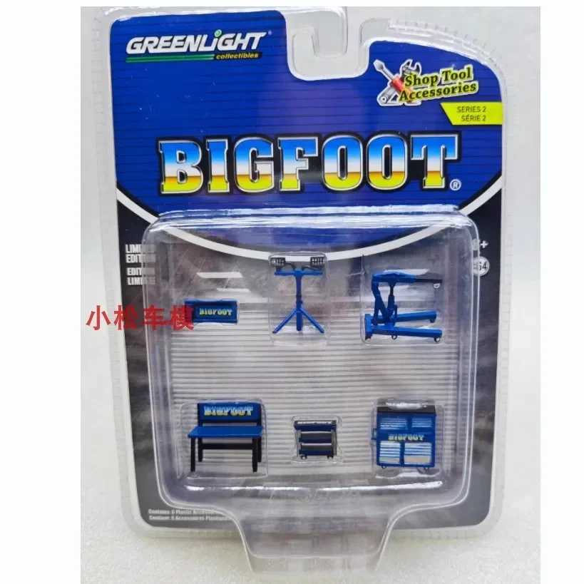 

Green Light 1:64 Магазин кузова автомобиля - Детали для магазина серии 2 модели автомобилей из сплава Bigfoot Monster Truck, коллекционные предметы, детский подарок