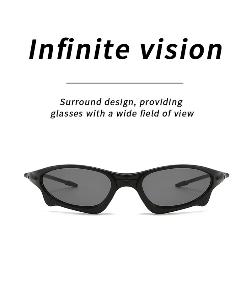 Leichte Sport-Polarisations-Sonnenbrille für Männer und Frauen, Modische Kleine Sportbrille für Outdoor-Aktivitäten wie Radfahren, Laufen, Angeln, Wandern – Detail 6