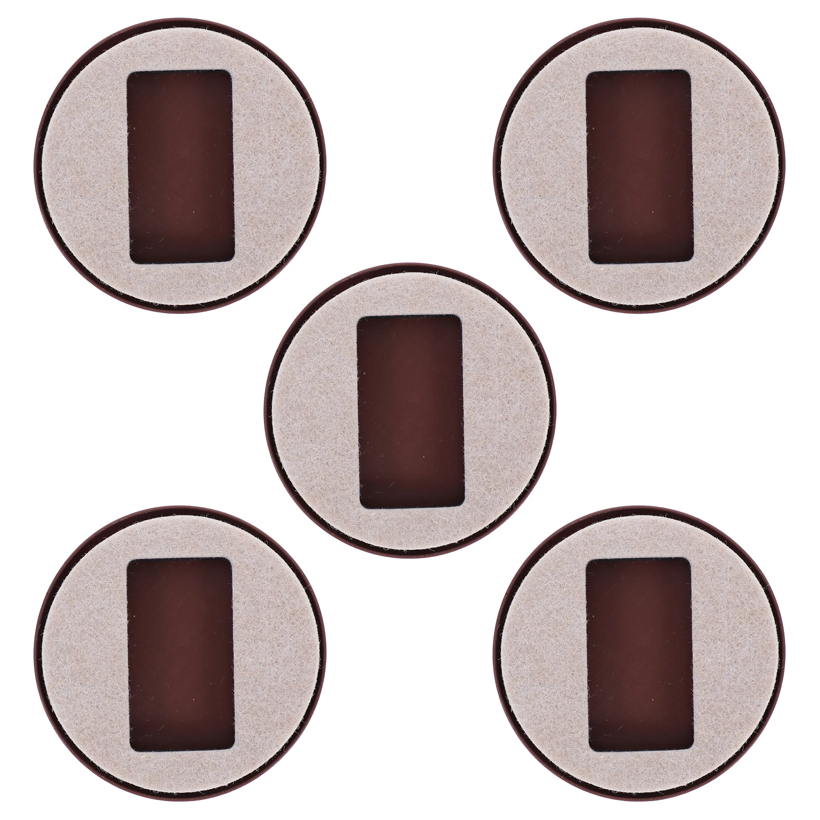 

5pcs Non-slip Felt Pads for Furniture Chair Wheels Desk Lifter Anti-slip Floor Protector Mats Round Bed Leg Covers Drywall Foot