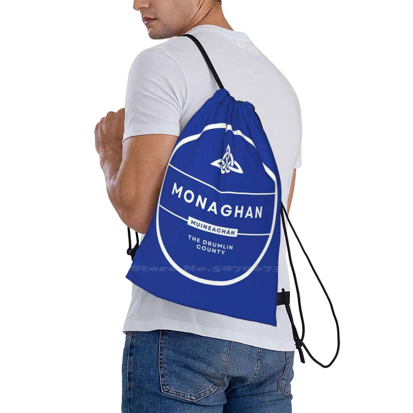 Mochila De Colores Monaghan , County And Gaa, gran oferta, bolsos de moda, Monaghan, Gaa County, Monaghan, monoghan Colours, azul