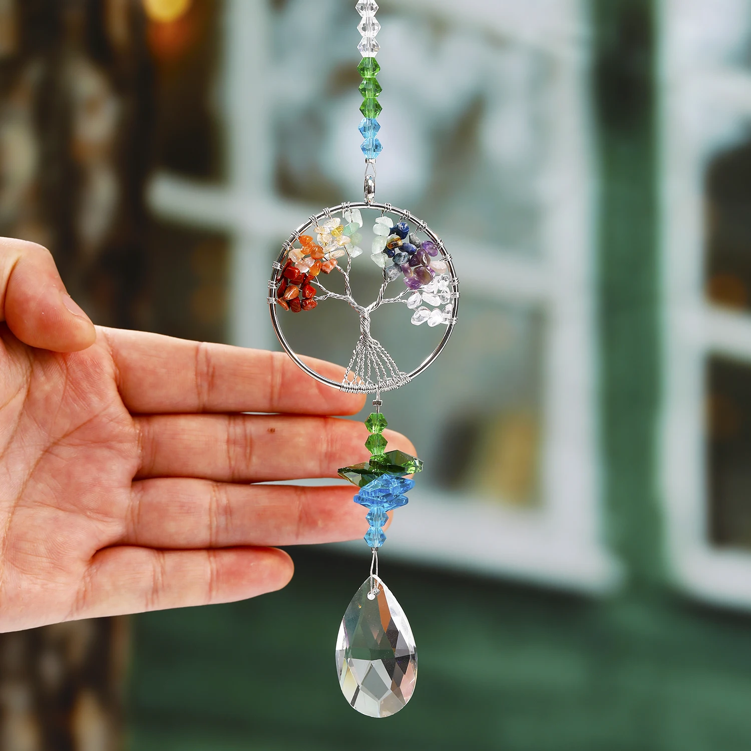 1 pc Baum von lifecrystal sun catcher fantasy light Schatten Regenbogen maker perfekt für Fenster Balkon Garten Licht sammeln Dekorationen