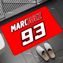 Racer carpet Marc Marquez 93 Living Room Rugs Foot Carpets Entrance Doormat Kawaii Rug Floor Mats Non-slip Mat Home Kitchen