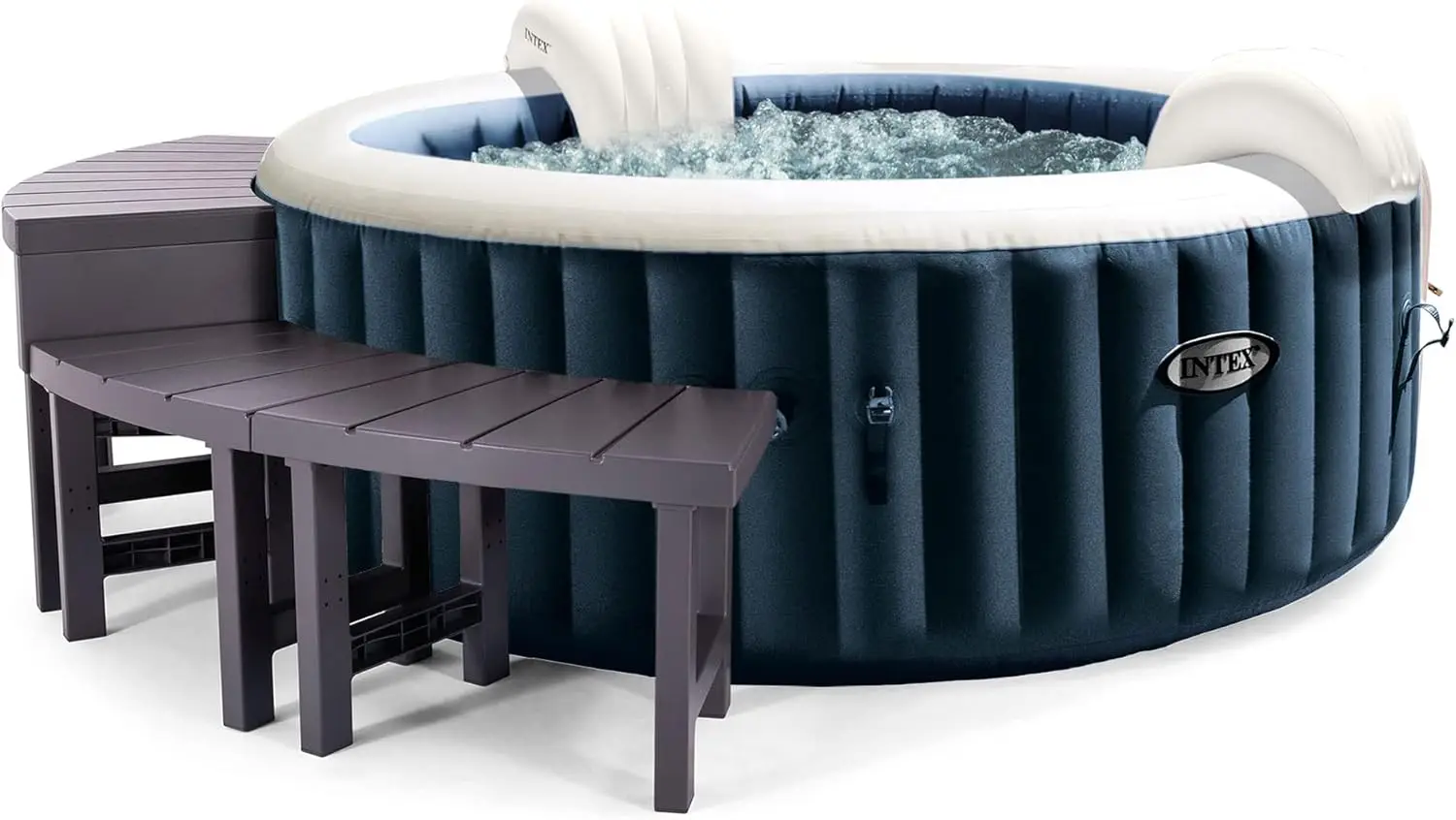 Intex 28429Ep Purespa Plus Portable Inflatable Hot Tub Bubble Jet Spa, 77 Inch X 28 Inch & 28514E Medium Purespa Accessories