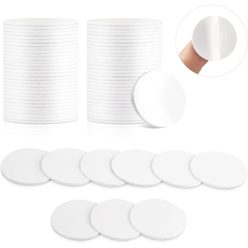 NFC Label NFC Sticker White NTAG 215 The Label Can Be Rewritable on a Round Coin NFC Adhesive-backed Tape