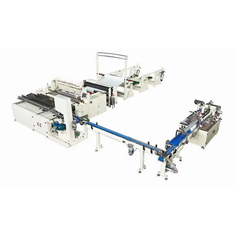 Fully Automatic Toilet Paper Machine Production Line Uniform Lamination Make Soft Comfortable Tissue Rolls