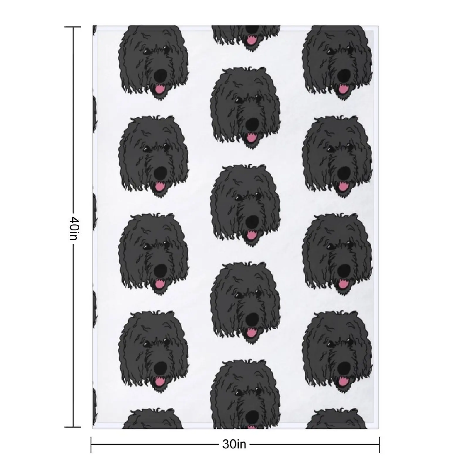 Black BerneDoodle Labra doodle Dog Perro Throw Blanket Sleeping Bag Summer Beddings Sofa Stuffeds Blankets For Bed Blankets