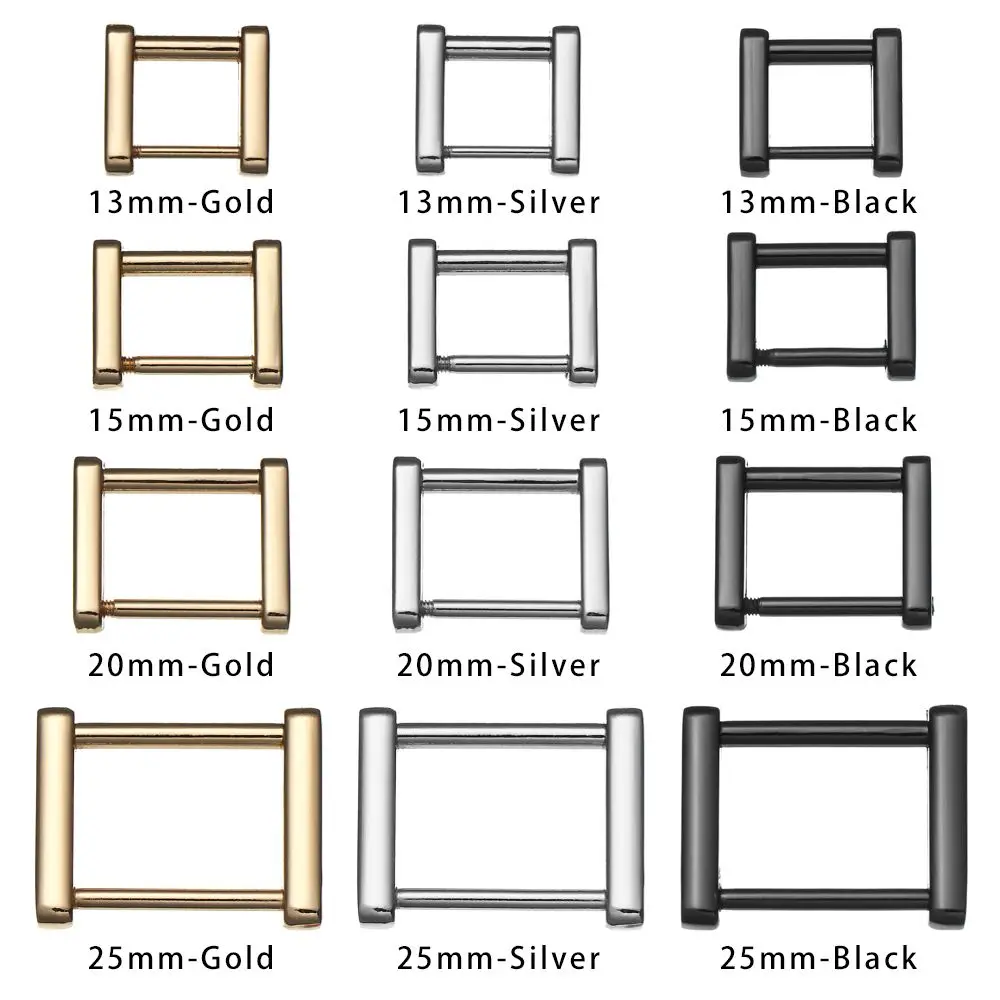 Пряжка для ремня с застежкой на плечо пряжка для ремня кожаный ремешок соединитель винтовые кольца пряжка прямоугольные кольца пряжка сумка петля