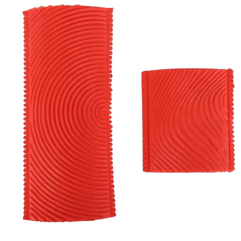 

2Pcs Set Rubber Wood Grain Brush Painting Tools for DIY Wall Decor
