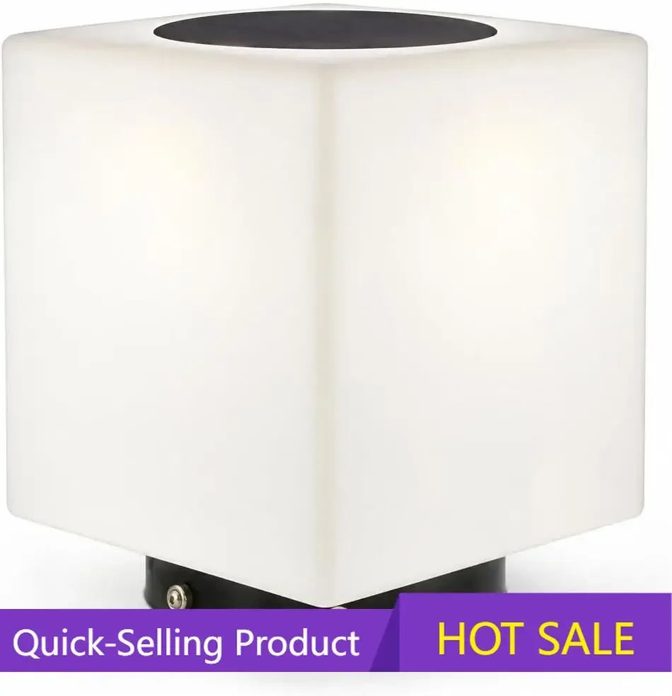 Villa Outdoor Pillar Light, LED Waterproof Column Lamp for Garden, Courtyard, Yard, Patio, Fence and Driveway, Decorative Landsc