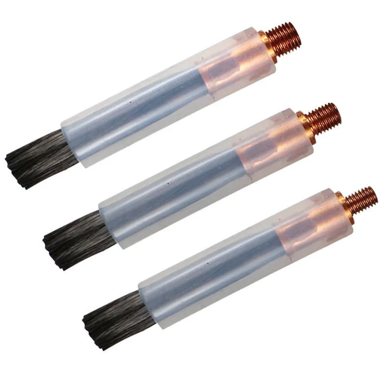 M6/M8/M10 dual-purpose liquid supply brush gun brush copper head cleaning accessories brush head weld processing machine