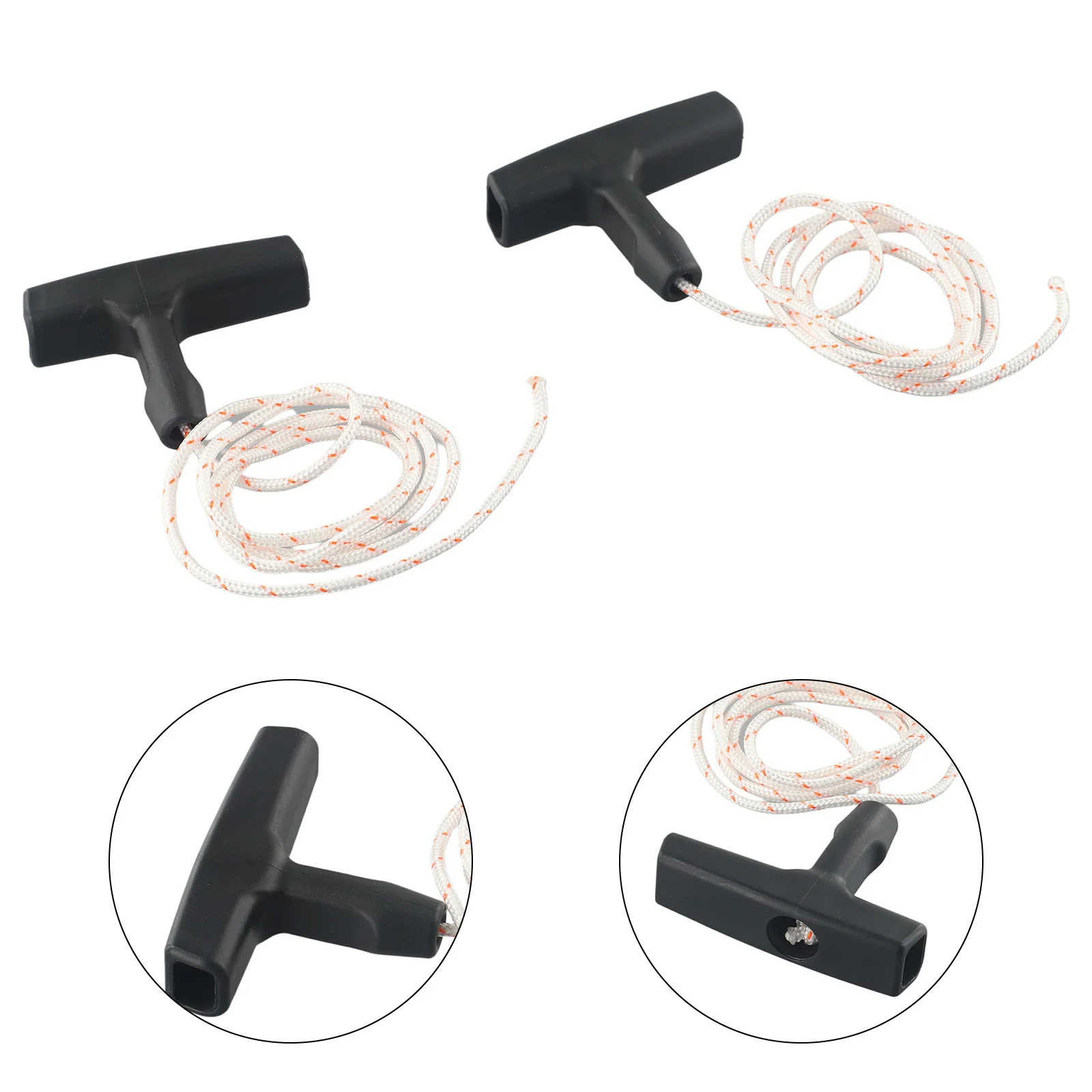 Piezas de repuesto premium 2 piezas de arrancadores de retroceso más cuerdas compatibles con varios modelos que incluyen TS400 TS420