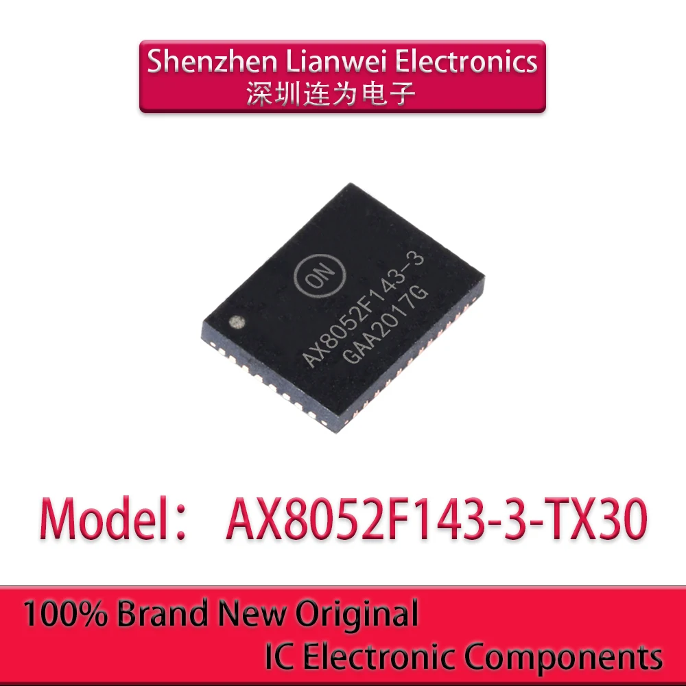 

100% New Original AX8052F143-3 AX8052F143-3-TX30 AX8052F143 IC RF Power Amplifier Chipset QFN-40