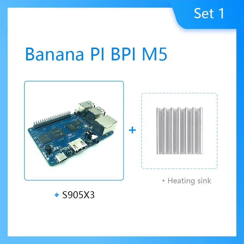 fBanana PI BPI M5 New Generation Single Board Computer Amlogic S905X3 Design