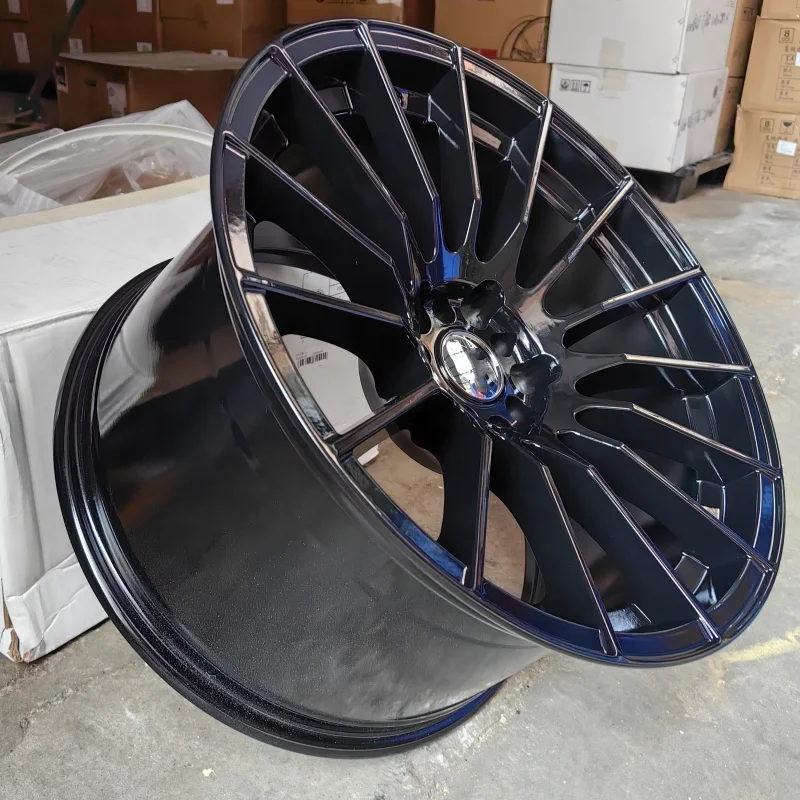 

Alloy Casting Process 18x95 18x10.5 Pcd 5x100 5x1143 Multi-spokes Car Wheels Rim Black for BMW Alpina B12 (1990 - 1996)