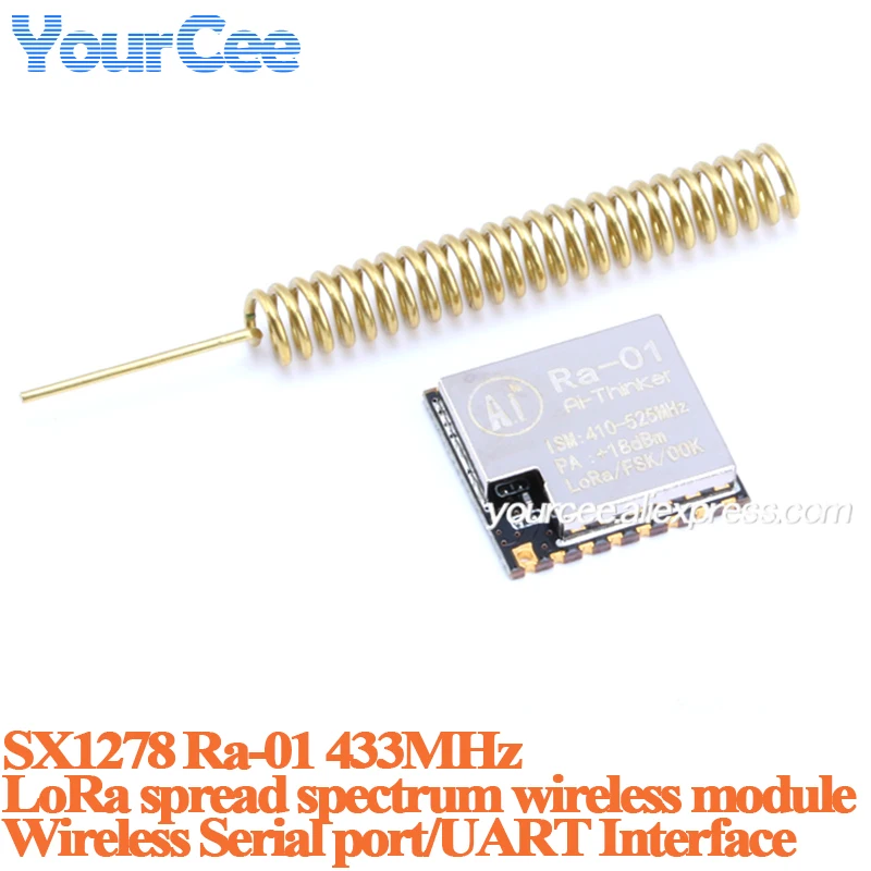 10 قطعة/1 قطعة SX1276 LoRa Ra-01H 868 ميجا هرتز SX1278 Ra-01 433 متر SX1276 Ra-01H انتشار الطيف واي فاي وحدة الاتصالات اللاسلكية