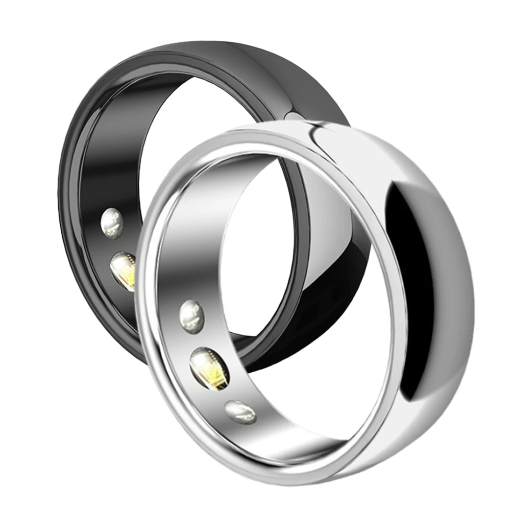 

Смарт-Кольцо из титанового сплава, с пульсометром и тонометром